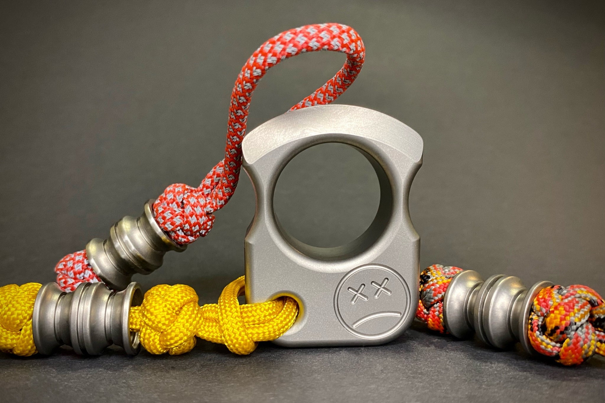 Pocket Art Everyday Carry Set | S01 Titanium Sandblasted & Lanyard Bead
