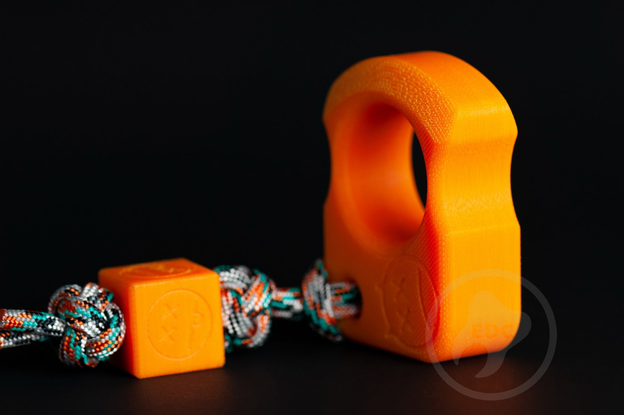 Pocket Art Everyday Carry Set | S01 Yellow Micarta & Lanyard Bead