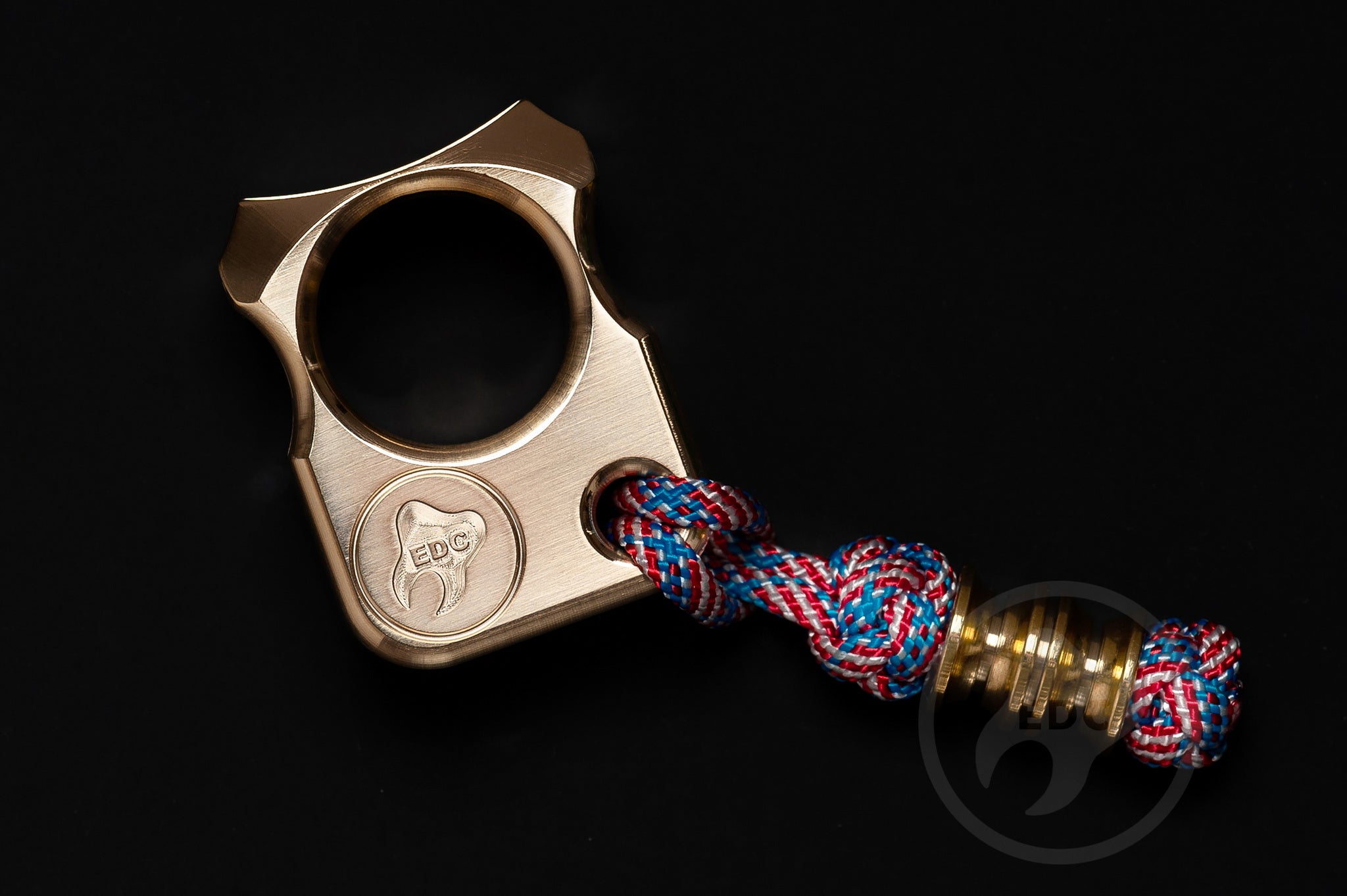 Pocket Art Heirloom EDC | S02 Polished Brass & Lanyard Bead