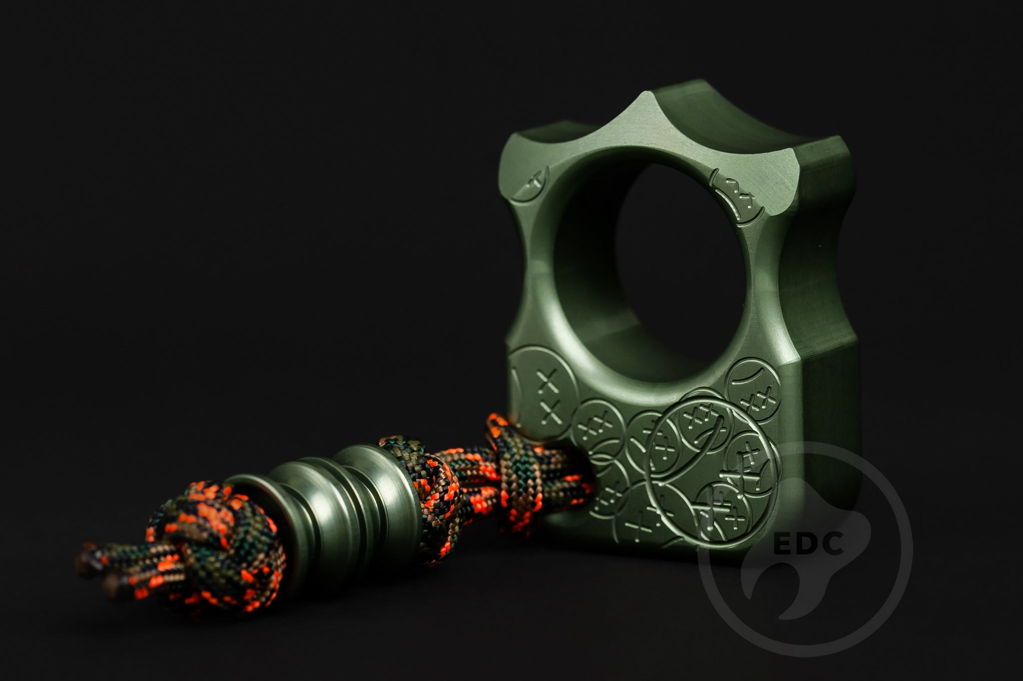 Pocket Art S03 Sad Face Stamp | Oliva Anodized Curated Carry