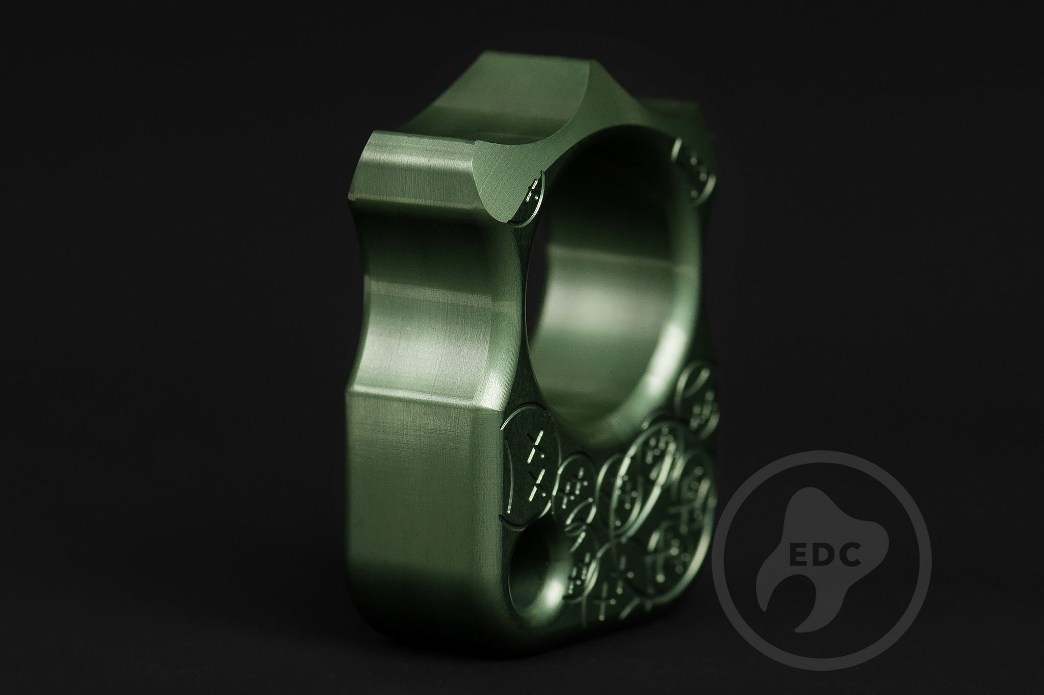 Pocket Art S03 Sad Face Stamp | Oliva Anodized Curated Carry