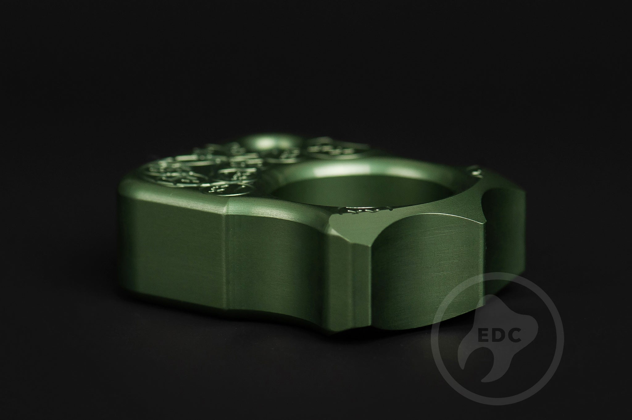 Pocket Art S03 Sad Face Stamp | Oliva Anodized Curated Carry