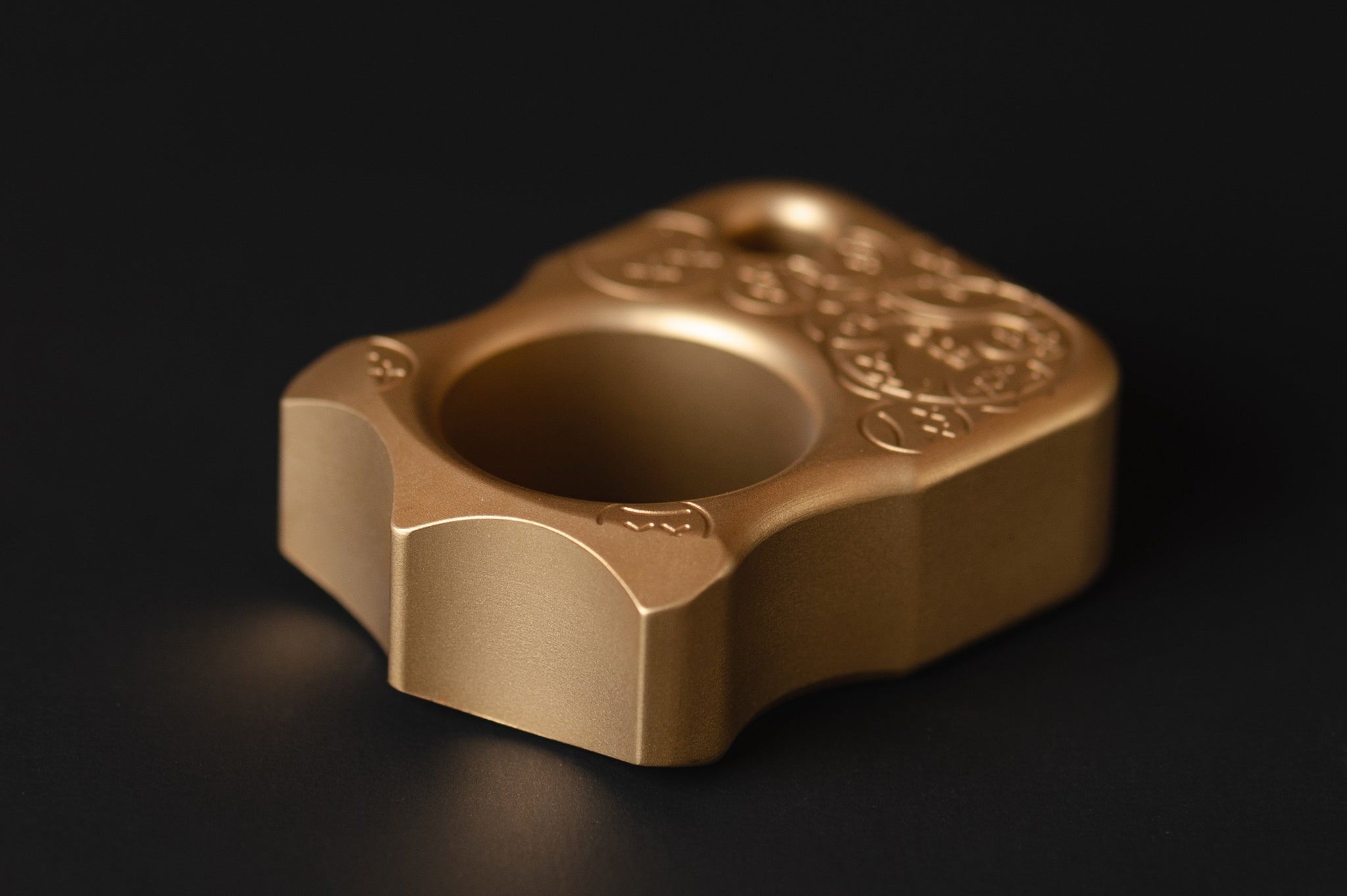 Pocket Art Industrial Tool | S03 Stamp Sandblasted Brass & Bead