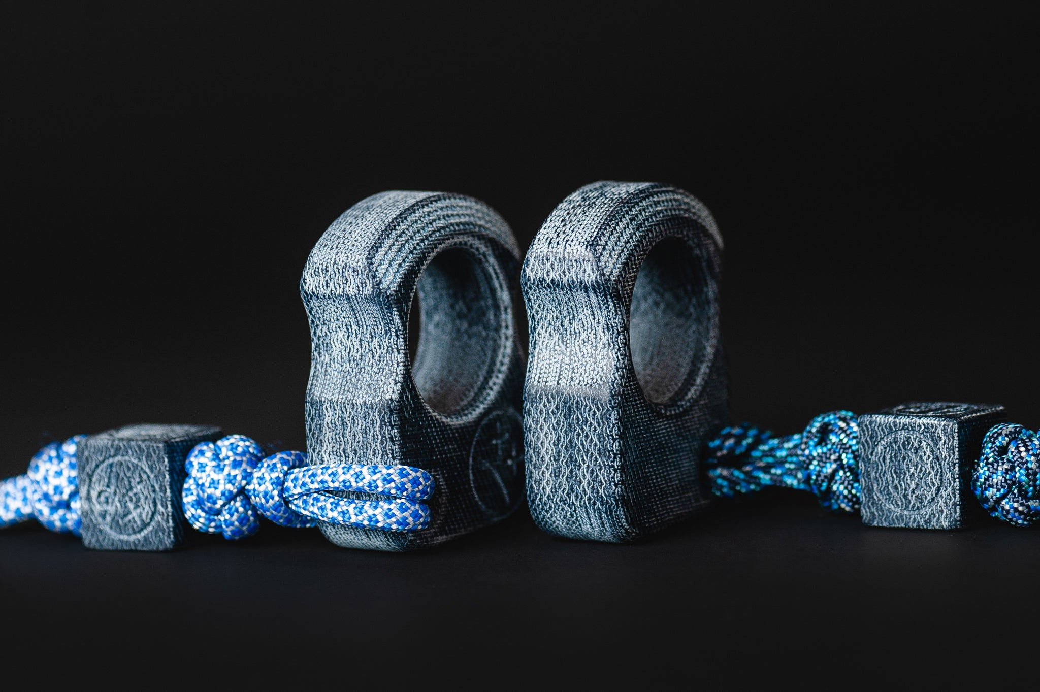 Pocket Art SFK 01 Denim Micarta | Single Finger Keychain Tool Set