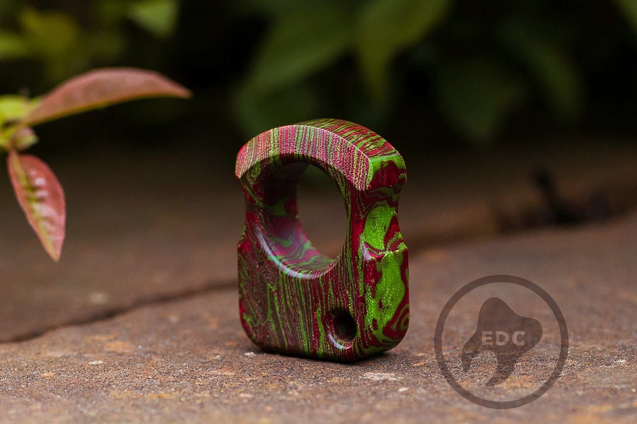 Pocket Art Everyday Carry Tool | SFK 01 Jalapeno Micarta