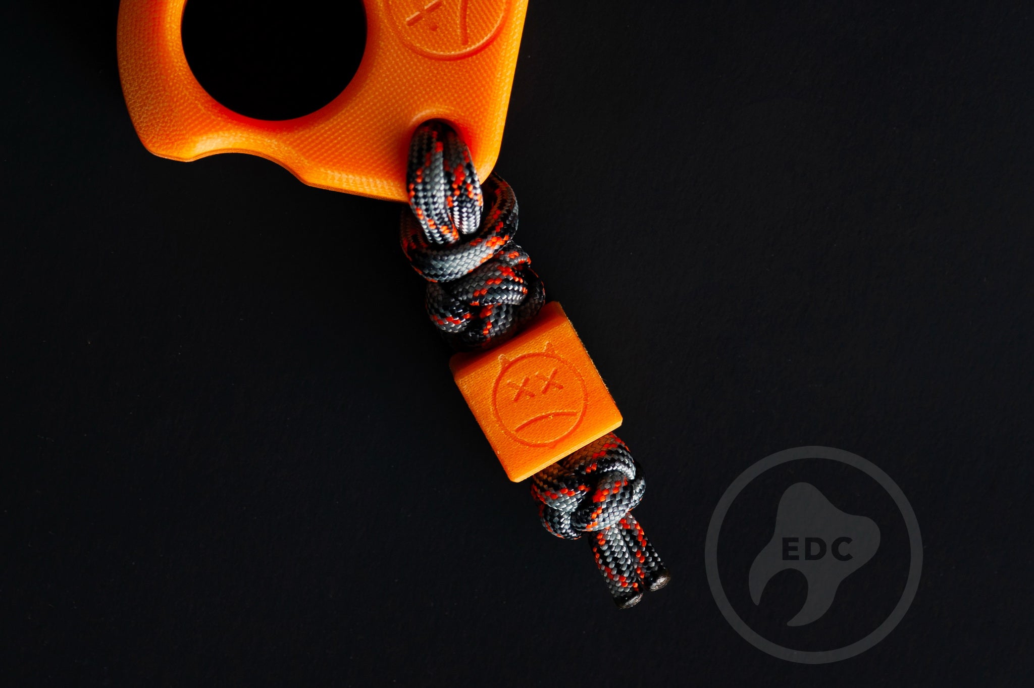 Pocket Art SFK 01 Yellow Micarta | EDC Single Finger Keychain
