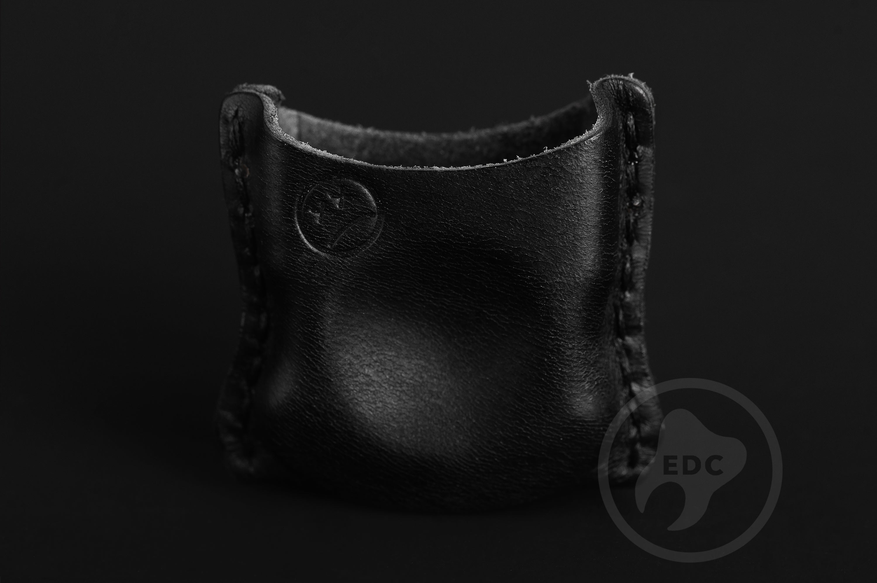 black leather EDC pocket organizer Series S01 for gear protection