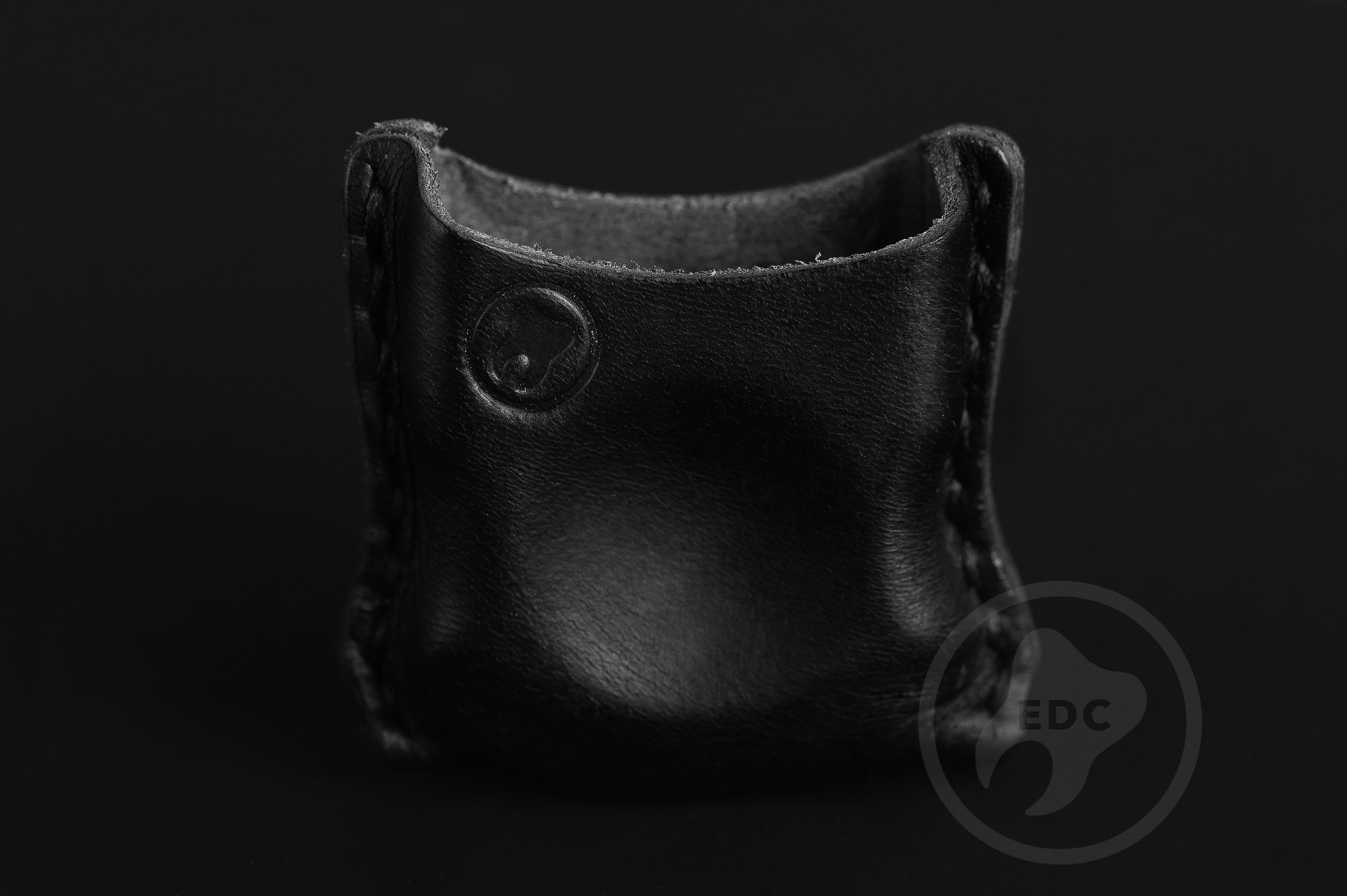 black leather EDC pocket organizer Series S01 for gear protection-3