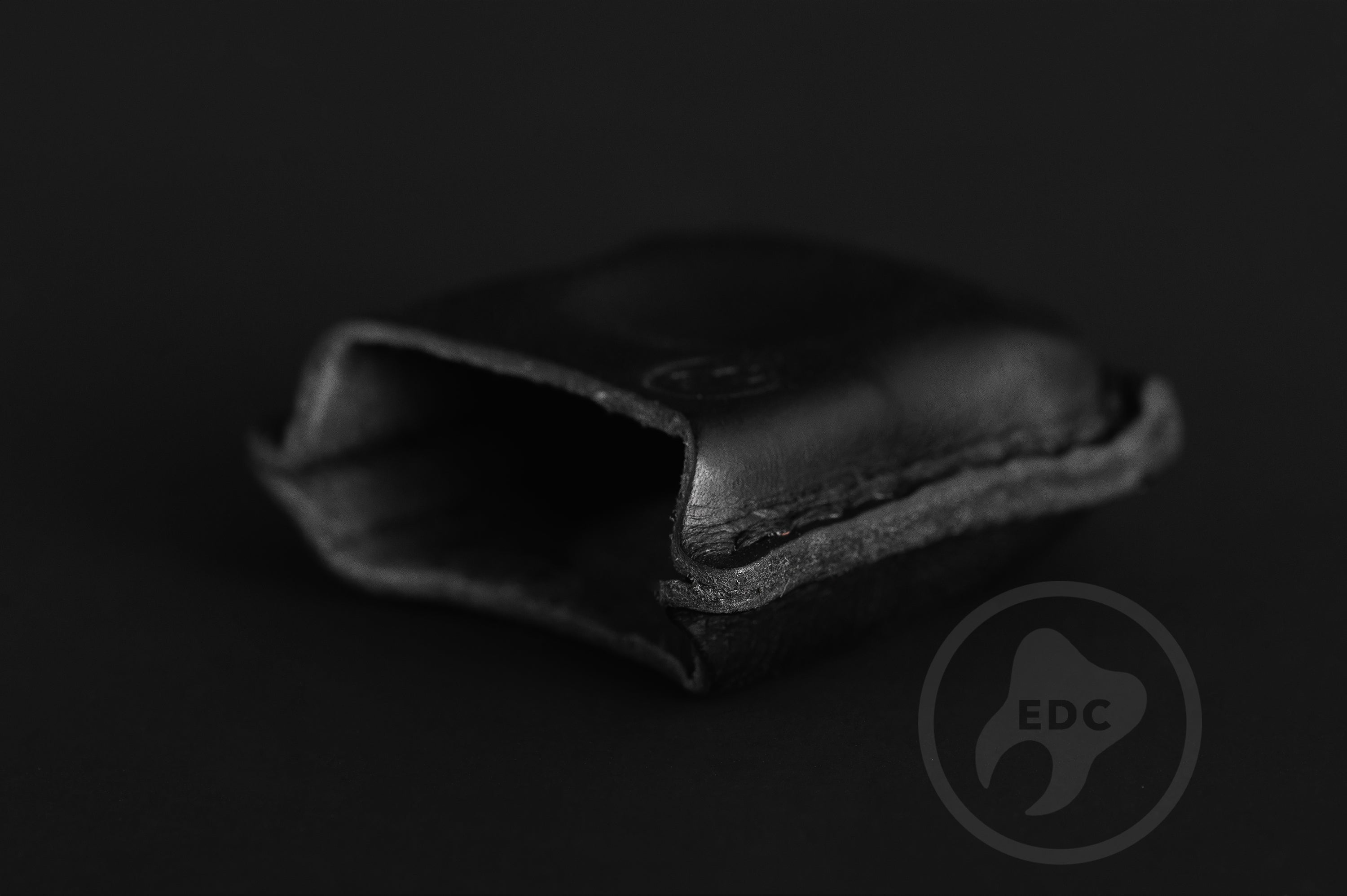 black leather EDC pocket organizer Series S01 for gear protection-4